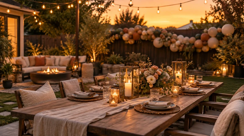 Backyard Party Decoration Ideas (Easy Outdoor Setups)