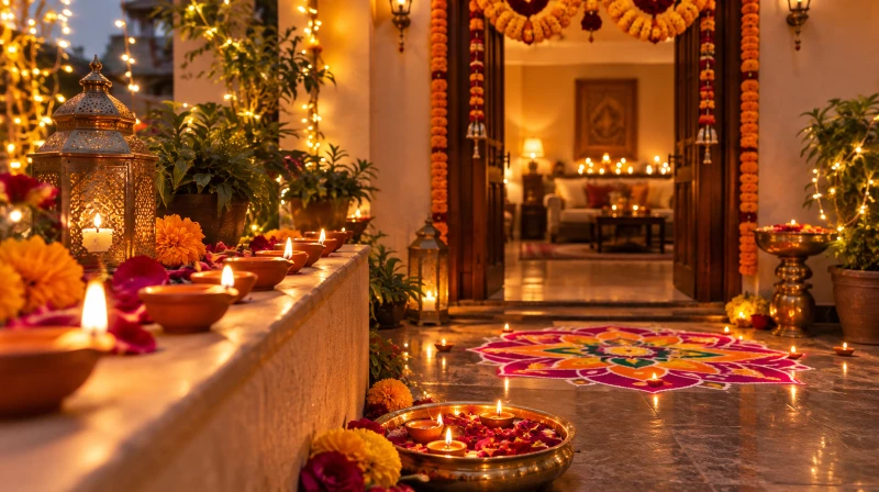 Diwali Party Decoration Ideas: Stunning & Elegant Home Setup