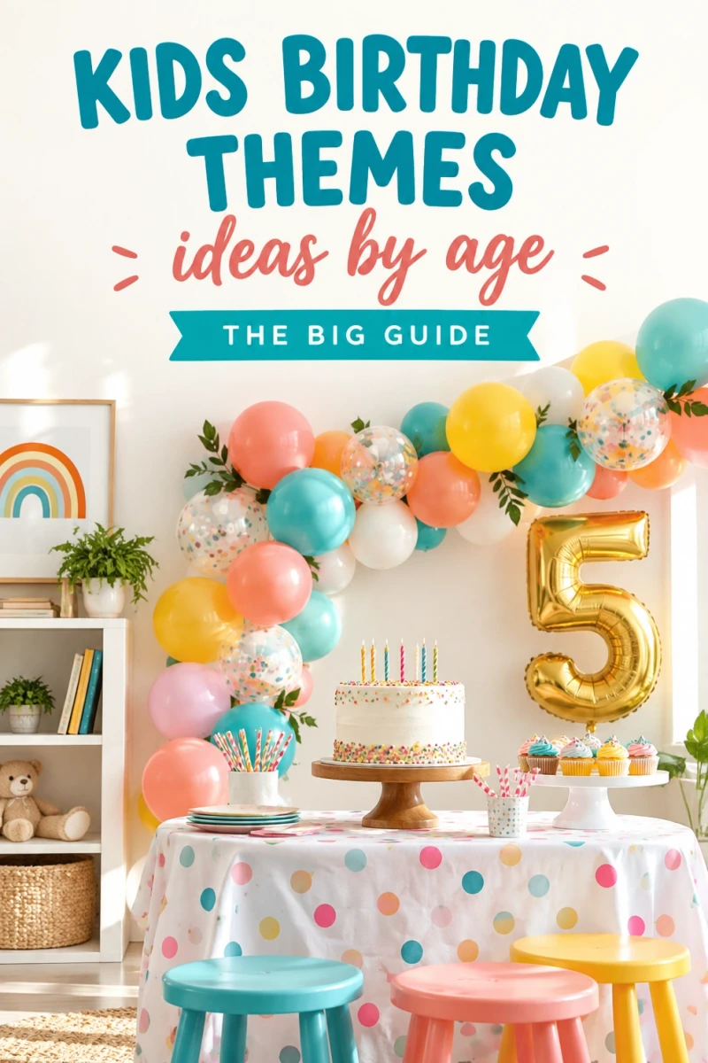 Pin this guide to kids birthday party themes for later