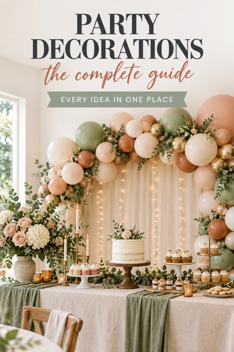 Pin this complete party decorations guide for later