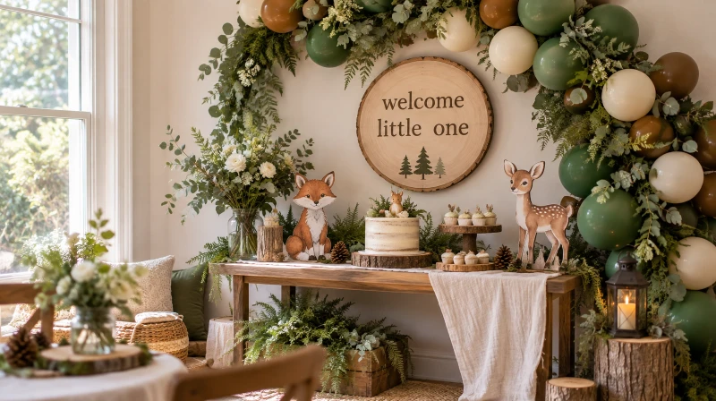 Woodland Baby Shower Ideas (Cozy Forest & Animal Decor)