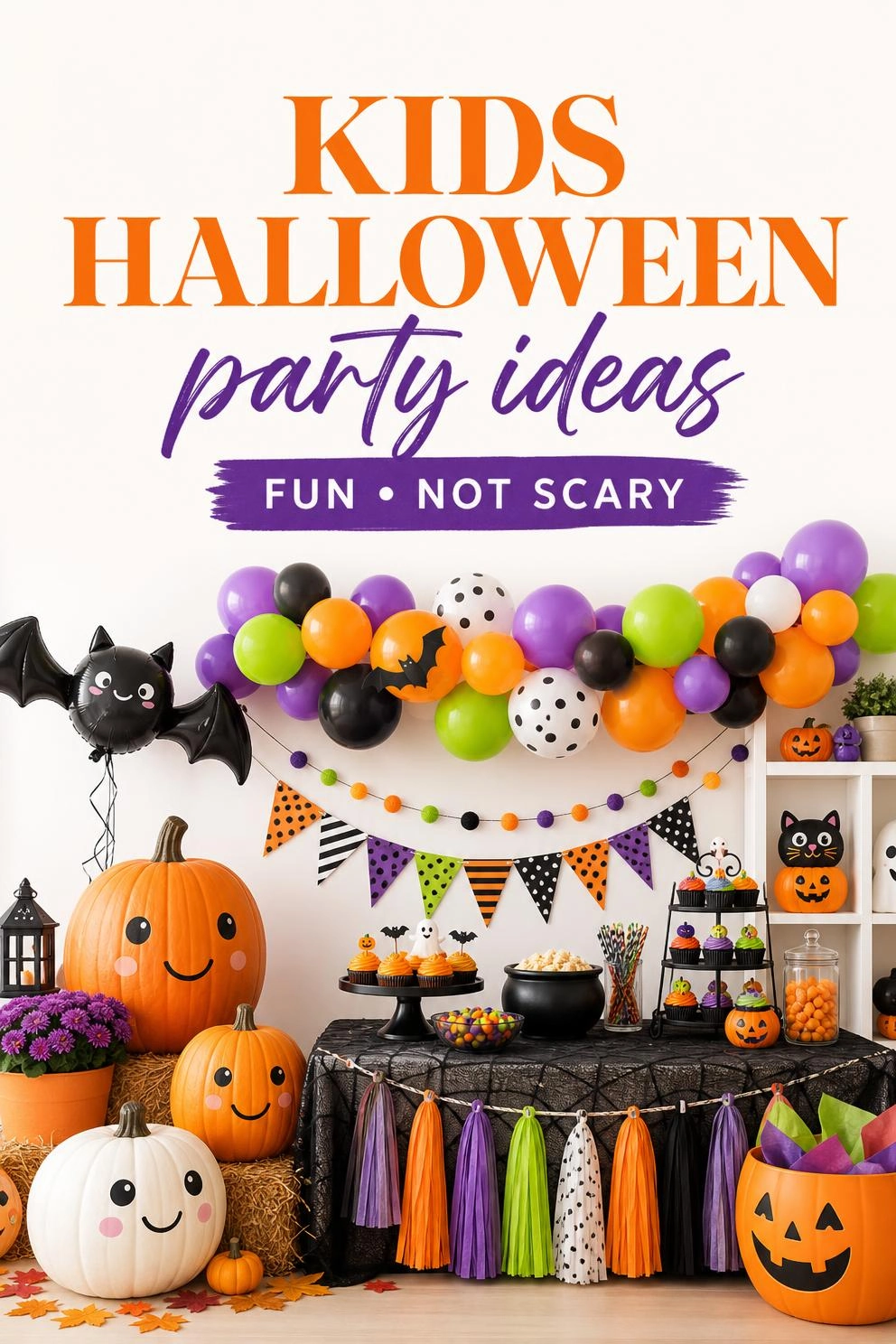 Pin these kids Halloween party ideas for later